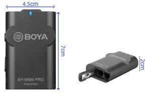 میکروفون یقه ای بی سیم بویا مدل BY-WM4 PRO-K1
